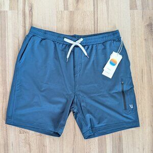 NWT Vuori Sunday Performance Short Indigo Blue XXL